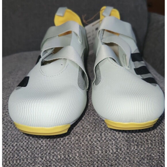 NEW Adidas The Indoor Cycling Shoe M-8.5 / W-10 Green & Yellow Interior  GX1668 main image 4